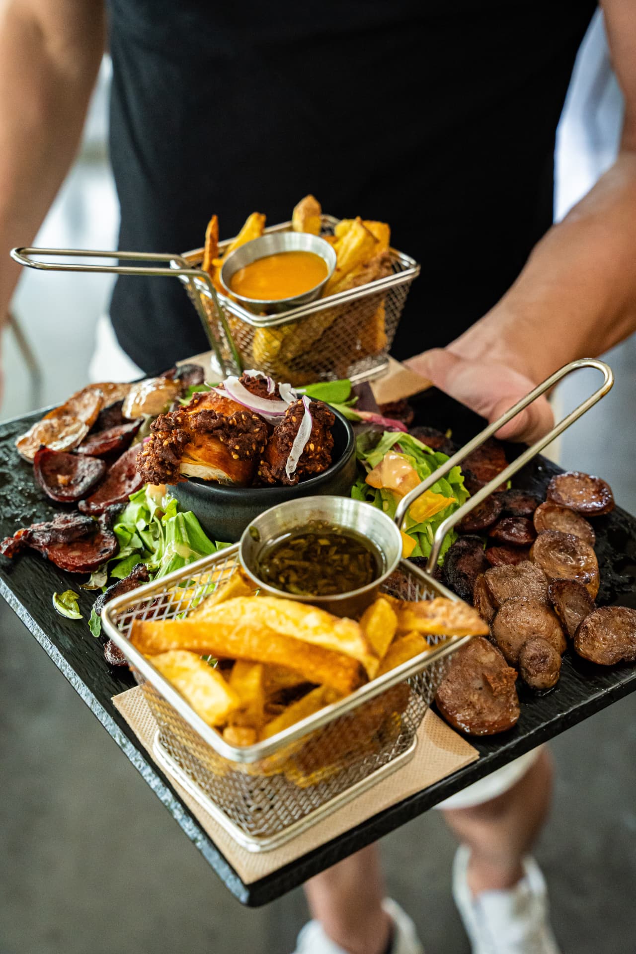 Planche mixte à partager au Totem