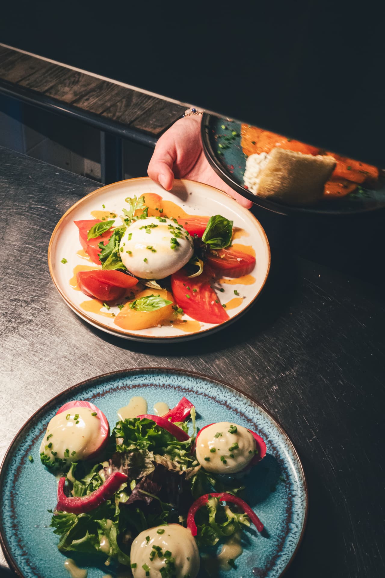 Burrata et tomates anciennes du Totem